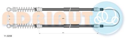 Fiat Trekkabel, parkeerrem 110208