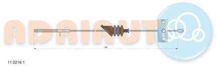 Fiat Trekkabel, parkeerrem 1102191