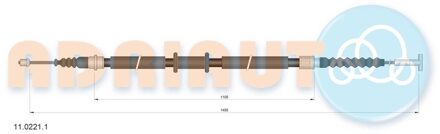 Fiat Trekkabel, parkeerrem 1102211
