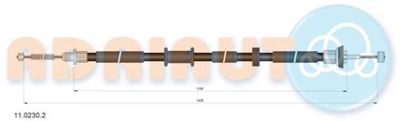 Fiat Trekkabel, parkeerrem 1102302