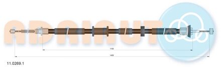 Fiat Trekkabel, parkeerrem 1102691