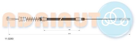 Fiat Trekkabel, parkeerrem 110283