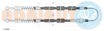 Fiat Trekkabel, parkeerrem 110284