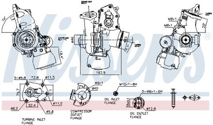 Fiat Turbocharger ** FIRST FIT ** 93521