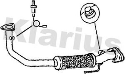 Fiat Uitlaatpijp 301145