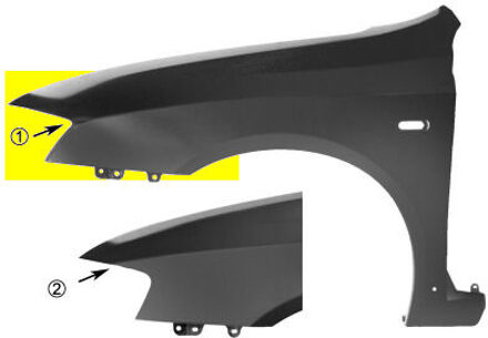 Fiat VOORSPATBORD LINKS 3-deurs 1625655