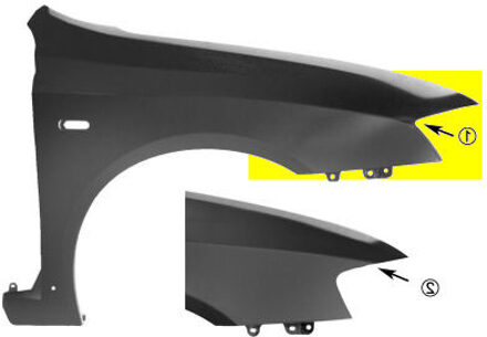 Fiat VOORSPATBORD RECHTS 3-deurs 1625656