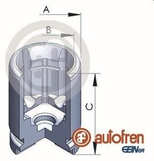 Fiat Zuiger, remklauw D025233