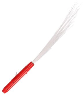 Fiber LED licht stick - rood - Lichtgevende feestartikelen - 40 cm - Discolampen