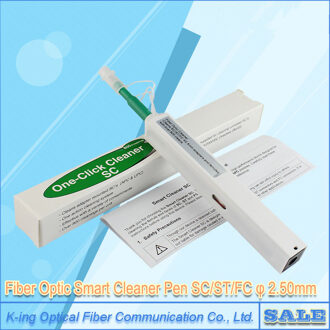 Fiber Optic Cleaner Sc Een Klik Cleaner Glasvezel Connector Cleaning Tool 2.5Mm Universele Connector Fiber Optic Cleaning Pen