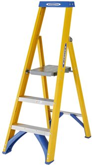 Fiberglass Trap Werner platform stepladder | 1x3 - 7170318