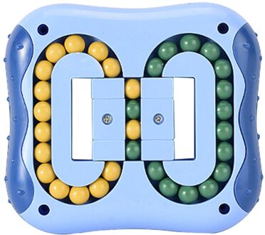 Fidget Roterende Magische Bonen Decompressie Educatief Speelgoed Vingertop Spinning Zintuiglijke Fidget Stress Relief Speelgoed Voor Kinderen blauw