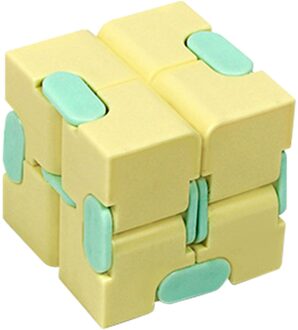 Fidget Roterende Magische Bonen Decompressie Educatief Speelgoed Vingertop Spinning Zintuiglijke Fidget Stress Relief Speelgoed Voor Kinderen geel