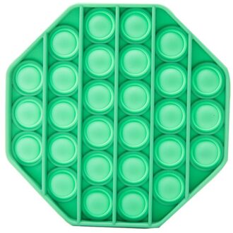 Fidget Speelgoed Popit Push Bubble Zintuiglijke Speelgoed Autisme Speciale Behoeften Stress Reliever Antistress Squeeze Speelgoed Popsit Reliver Stress groen