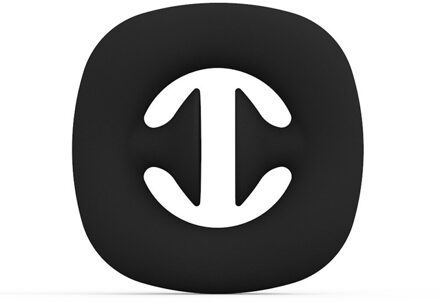 Fidget Speelgoed Snapper Siliconen Vinger Druk Hand Grip Ring Force Trainer Elastische Sterkte Exerciser Grips Volwassen Stress Relief zwart