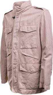 Field Over Fit Jacket In Katoen En Linnen Canvas - maat L Bruin