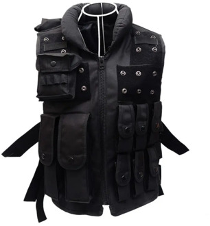Field Tactical Vest Unisex Security Protection Oxford Material Training Combat Pure Color Adults Child Protective Clothing Vest