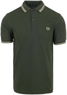 Fieldgreen Polo Shirt Fred Perry , Green , Heren - M,S