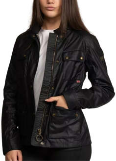 Fieldmaster zwart gewaxt jack