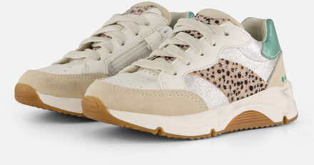 Fien Force Sneakers beige Leer - 30,31,32,33