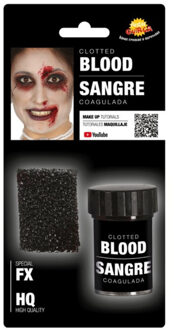 Fiestas Horror nepbloed schmink met sponsje - gestold bloed - 15 gram - Halloween verkleed accessoires/make-up - Schmink