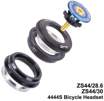 Fiets 4444S Headset 44Mm 1-1/8 "28.6 Rechte Buis Vork Semi Geïntegreerde Onderdelen blauw