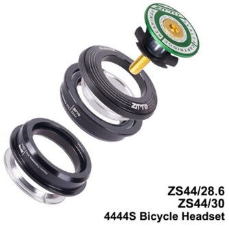 Fiets 4444S Headset 44Mm 1-1/8 "28.6 Rechte Buis Vork Semi Geïntegreerde Onderdelen groen