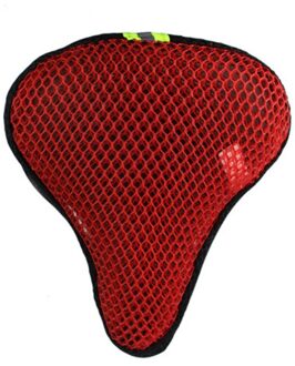 Fiets Accessoires, Fiets Seat Comfortabel En Ademend Geschikt Voor Weg Mountainbike Rood
