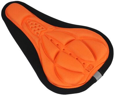 Fiets Accessoires Fietsen 1Pc Cycling Bike 3d Siliconen Gel Pad Seat Zadelhoes Zachte Kussen Bisiklet Aksesuar Fiets #30 oranje