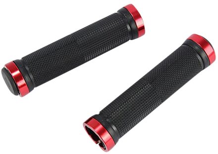 Fiets Accessoires Mountain Cycling Bike Fiets Mtb Stuur Grips Rubber Anti-Slip Handvat Grip Велосипедные Аксусуары Handvat Rood