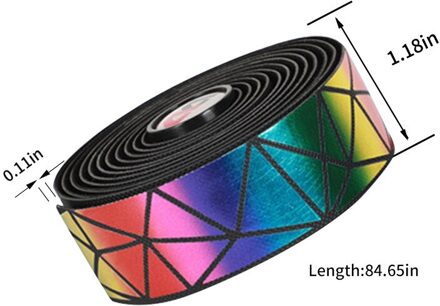 Fiets Accessoires Non Slip Absorberen Zweet Stuur Tape 2.2 Cm Fiets Reflecterende Stuurlint Racefiets Fietsen Bar Wrap