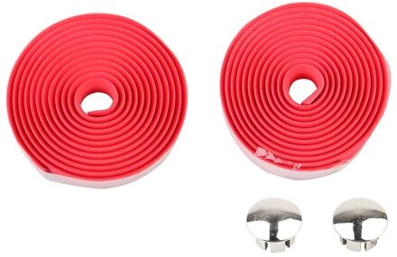 Fiets accessoires Stuurlint Cork Grips Fietsen Road Fiets Wrap Tapes & Twee Bar Pluggen bicicleta fietsen велосипед Rood