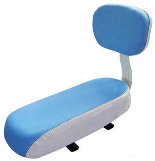 Fiets Achterbank Comfortabele Kind Outdoor Rugleuning Kid Carrier Fietsen Paardrijden Kussen Antislip Mountainbike Ergonomische Pad blauw