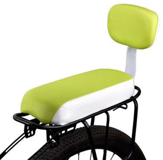 Fiets Achterbank Comfortabele Kind Outdoor Rugleuning Kid Carrier Fietsen Paardrijden Kussen Antislip Mountainbike Ergonomische Pad groen