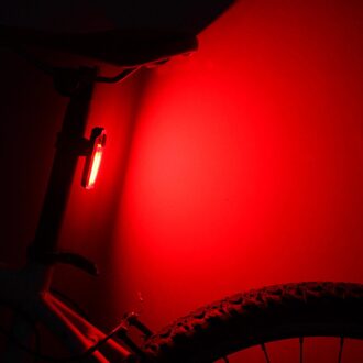 Fiets Achterlicht Led Usb Oplaadbare Fiets Mountainbike Racefiets Rood Licht Wit Licht Veiligheid Rijden Waarschuwing