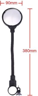 Fiets Achteruitkijkspiegel Flexibele Veiligheid Ronde Mtb Bike Stuur Links/Rechts Spiegel Vervanging Eenvoudige Conveninently