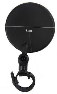 Fiets Achteruitkijkspiegel Groothoek Bolle Spiegel Fiets Spiegel Mountainbike Achteruitkijkspiegel Siliconen Handvat Achteruitkijkspiegel