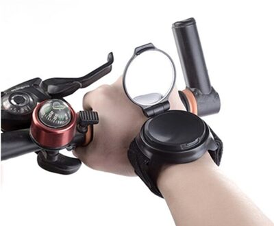 Fiets Achteruitkijkspiegel Met Arm Polsband 360 Graden Roating Fiets Achteruitkijkspiegel Fiets Accessoires Mtb Fietsen Terug Spiegels