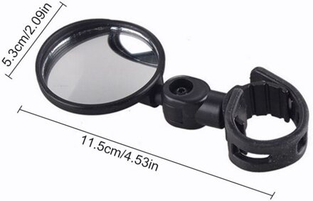 Fiets Achteruitkijkspiegel Spiegels Groothoek Bolle Spiegel Fietsen Achteruitkijkspiegels Mtb Achteruitkijkspiegels Siliconen Handvat Achteruitkijkspiegel 1 stk 50mm