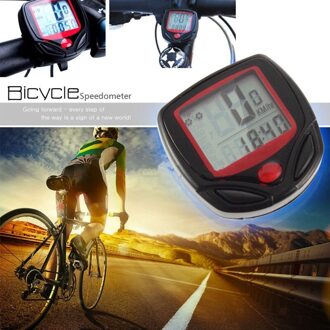 Fiets Automatische Puls Snelheid Indicator Snelheidsmeter Lcd Backlight Mountainbike