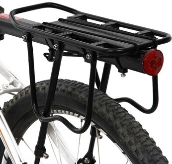 Fiets Bagagedrager Cargo Rear Rack Plank Fietsen Zadelpen Bag Houder Stand Draagkracht 25-50Kg Snelle Installatie