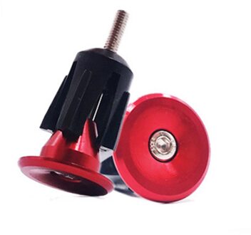 Fiets Bar End Plugs Aluminium Stuur Beps Outdoor Cycli Fietsen Entertainment Voor Mtb Road Vouwfiets Onderdelen Rood