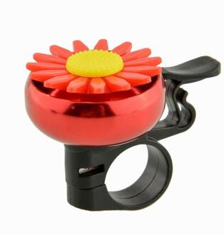 Fiets Bel Grappige Hoorns Fiets Daisy Bloem Fietsen Ring Alarm Zonnebloem Stijl Bell Chrysant Bel Voor Peuter Kids Kinderen Rood