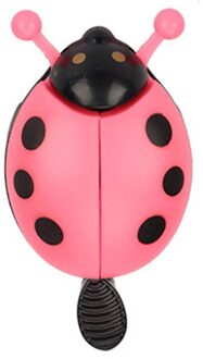 Fiets Bell Ring Kever Cartoon Fietsen Bell Kids Lieveheersbeestje Bell Ring Voor Bike Rijden Hoorn Alarm Fiets Accessoires roze