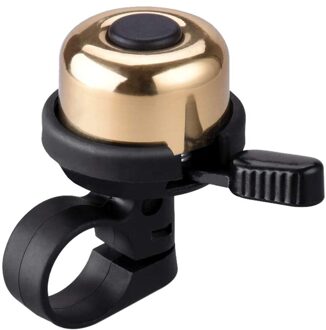 Fiets Bells Accessoire Voor Veiligheid Fietsen Bells Metalen Ring Zwart Bike Bell Horn Sound Alarm Outdoor Beschermende Bell Ring #30 goud