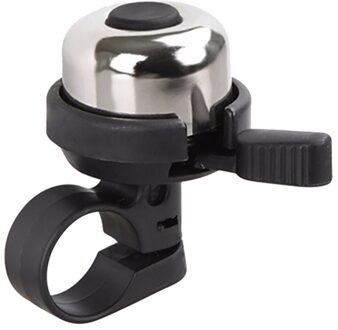 Fiets Bells Accessoire Voor Veiligheid Fietsen Bells Metalen Ring Zwart Bike Bell Horn Sound Alarm Outdoor Beschermende Bell Ring #30 zilver