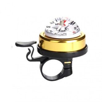 Fiets Bells Aluminium Kompas Klokken Mountainbike Veiligheid Alarm Veilig Rijden Hoorn Riding Apparatuur Accessoires geel