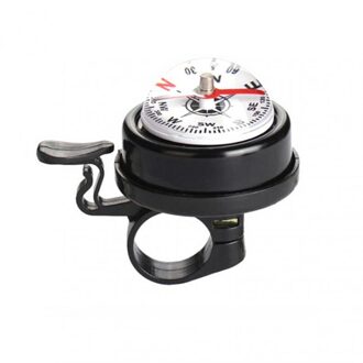 Fiets Bells Aluminium Kompas Klokken Mountainbike Veiligheid Alarm Veilig Rijden Hoorn Riding Apparatuur Accessoires zwart