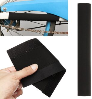 Fiets Beschermende Sticker Krasbestendig Mountainbike Frame Voorvork Beschermende Film Ketting Frame Veiligheid Tape Protector 21.5x11cm