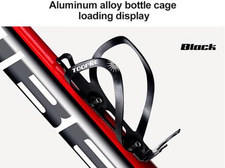 Fiets Bidonhouder Fiets Bidonhouder Mountainbike Racefiets Ultralichte Aluminium Water Bekerhouder Fietsen Apparatuur zwart